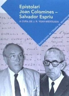 Epistolari Joan Colomines - Salvador Espriu - Varios Autores; Veny-Mesquida, Joan R.