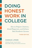 Doing Honest Work in College, Third Edition (eBook, ePUB)