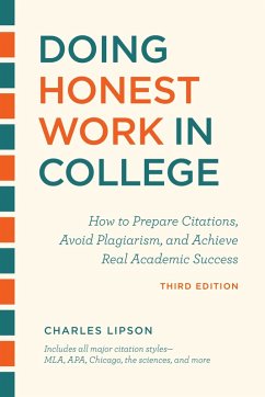 Doing Honest Work in College, Third Edition (eBook, ePUB) - Charles Lipson, Lipson