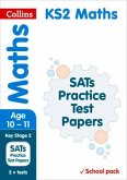Collins Ks2 Revision and Practice - Ks2 Maths Sats Practice Test Papers (School Pack): 2018 Tests