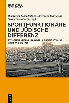 Cover Sportfunktionäre und jüdische Differenz (eBook, ePUB)