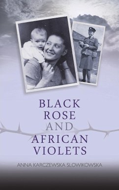 Black Rose and African Violets - Slowikowska, Anna Karczewska