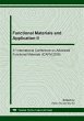 Functional Materials and Application II... - Bild 1