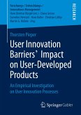 User Innovation Barriers¿ Impact on User-Developed Products