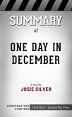 One Day in December: A Novel​​​​​​​ by Josie Silver​​​​​​​   Conversation Starters (eBook, ePUB)