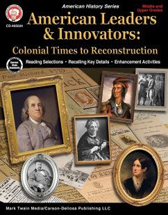 Cover American Leaders & Innovators: Colonial Times to Reconstruction Workbook (eBook, PDF)