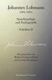 Johannes Lohmann (1895-1983). Sprachtypologie und Panlinguistik