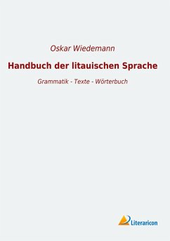 Handbuch der litauischen Sprache Cover Handbuch der litauischen Sprache