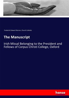 The Manuscript - Warren, Frederick Edward;Catholic, Church