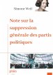Note sur la suppression générale des... - Bild 1