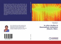 In vitro studies in Desmodium motorium (Houtt.) Merr.