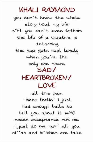 Sad/Heartbroken/Love (eBook, ePUB) Sad/Heartbroken/Love (eBook, ePUB)