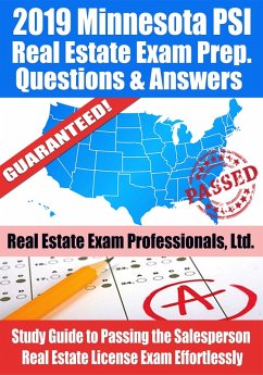 2019 Minnesota PSI Real Estate Exam Prep Questions, Answers & Explanations: Study Guide to Passing the Salesperson Real Estate License Exam Effortlessly (eBook, ePUB) - Ltd., Real Estate Exam Professionals