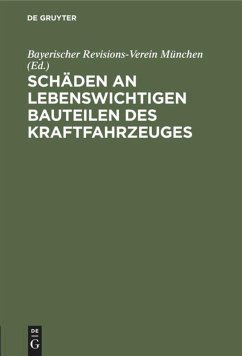 Cover Schäden an lebenswichtigen Bauteilen des Kraftfahrzeuges