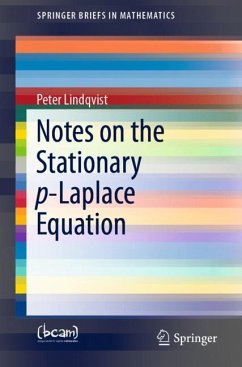Notes on the Stationary p-Laplace Equation - Lindqvist, Peter