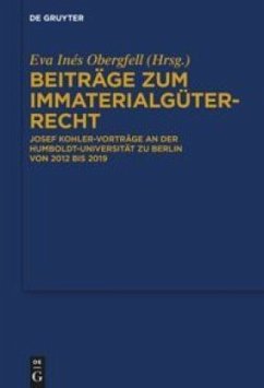 Beiträge zum Immaterialgüterrecht