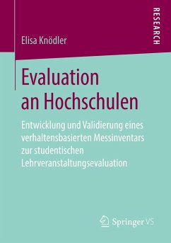 Evaluation an Hochschulen - Knödler, Elisa