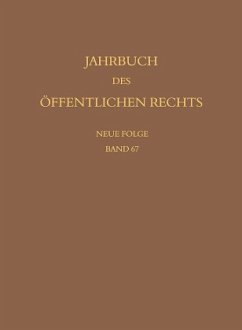 Cover Jahrbuch des öffentlichen Rechts der Gegenwart. Neue Folge