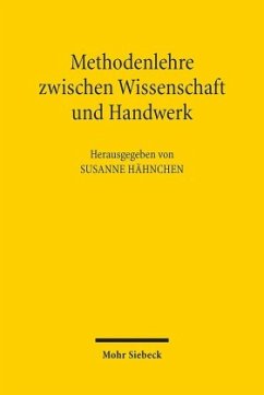 Methodenlehre zwischen Wissenschaft und Handwerk