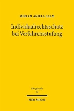 Individualrechtsschutz bei Verfahrensstufung - Salm, Miriam Aniela