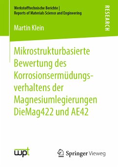 Mikrostrukturbasierte Bewertung des Korrosionsermüdungsverhaltens der Magnesiumlegierungen DieMag422 und AE42 (eBook, PDF) - Klein, Martin