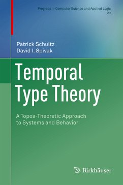 Temporal Type Theory (eBook, PDF) - Schultz, Patrick; Spivak, David I.
