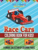 Race Cars Coloring Book For Kids!