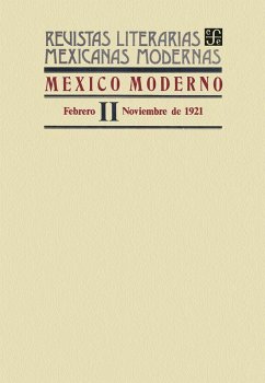Cover México moderno II, febrero-noviembre de 1921 (eBook, PDF)
