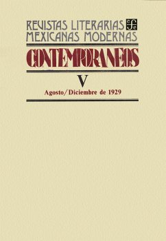 Cover Contemporáneos V, agosto-diciembre de 1929 (eBook, PDF)