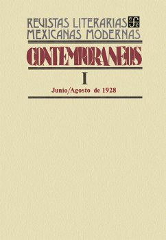 Cover Contemporáneos I, junio-agosto de 1928 (eBook, PDF)