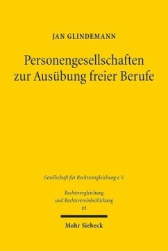 Cover Personengesellschaften zur Ausübung freier Berufe