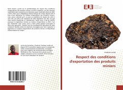 Respect des conditions d'exportation des produits miniers - Londe, Chadrack