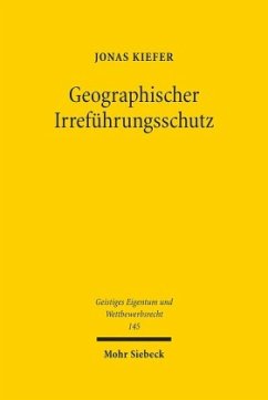 Geographischer Irreführungsschutz - Kiefer, Jonas