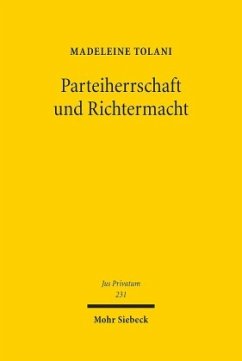 Parteiherrschaft und Richtermacht - Tolani, Madeleine