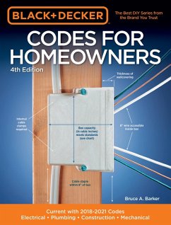 Black & Decker Codes for Homeowners 4th Edition (eBook, ePUB) - Barker, Bruce A.