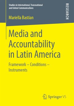 Media and Accountability in Latin America (eBook, PDF) - Bastian, Mariella