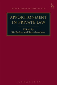 Cover Apportionment in Private Law (eBook, PDF)