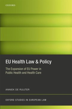 EU Health Law & Policy (eBook, PDF) - De Ruijter, Anniek