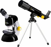 National Geographic 9118400 - Teleskop + Mikroskop Set, Linsen-Teleskop mit 29-facher Vergrößerung, Mikroskop mit 640-facher Vergrößerung National Geographic 9118400 - Teleskop + Mikroskop Set, Linsen-Teleskop mit 29-facher Vergrößerung, Mikroskop mit 640-facher Vergrößerung