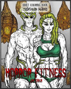 Adult Coloring Book Horror Fitness - Shah, A. M.