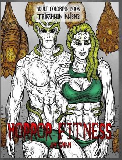 Adult Coloring Book Horror Fitness - Shah, A. M.