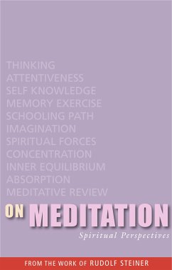 On Meditation (eBook, ePUB) - Steiner, Rudolf