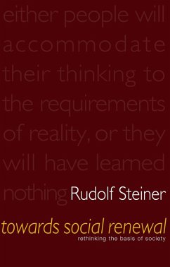 Towards Social Renewal (eBook, ePUB) - Steiner, Rudolf