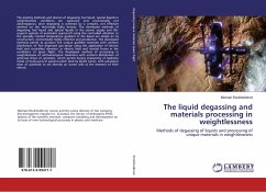 The liquid degassing and materials processing in weightlessness