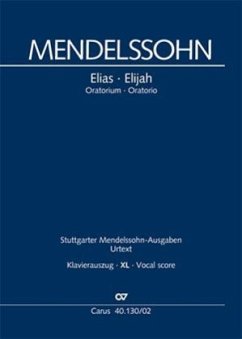 Elias (Klavierauszug XL) - Mendelssohn Bartholdy, Felix