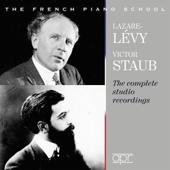 Victor Staub & Lazare-Lévy-Die Studio-Aufnahmen - Staub,Victor/Lazare-Lévy