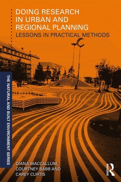 Doing Research in Urban and Regional Planning (eBook, ePUB) - Maccallum, Diana; Babb, Courtney; Curtis, Carey