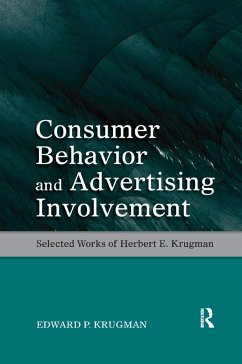 Consumer Behavior and Advertising Involvement - Krugman, Edward P