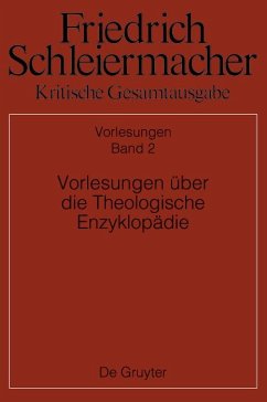 Vorlesungen über die Theologische Enzyklopädie (eBook, PDF)
