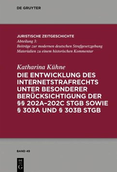 Die Entwicklung des Internetstrafrechts (eBook, ePUB) - Kühne, Katharina